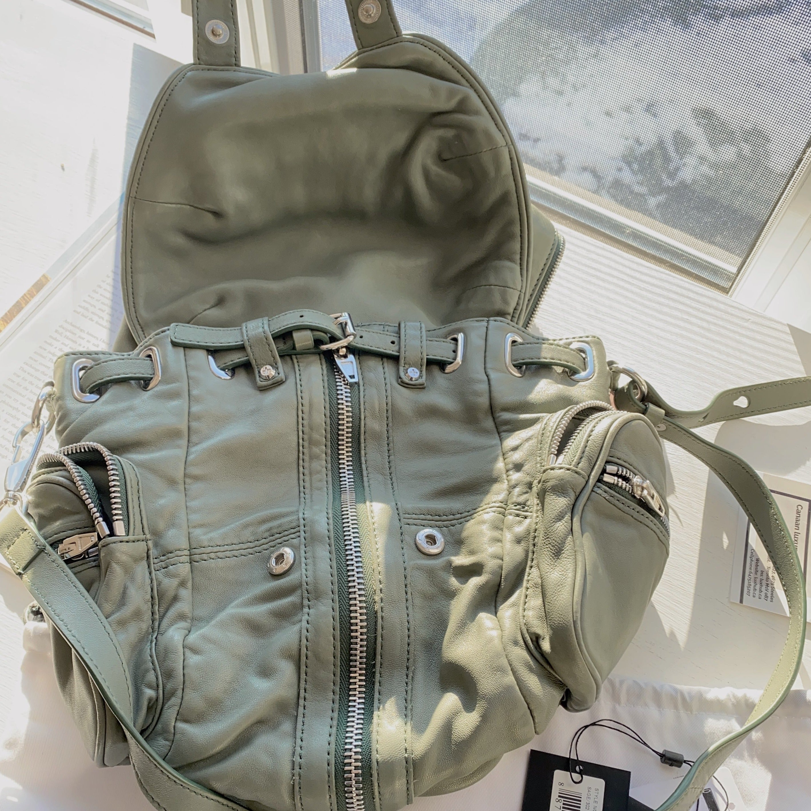 Alexander Wang Marti Leather Backpack