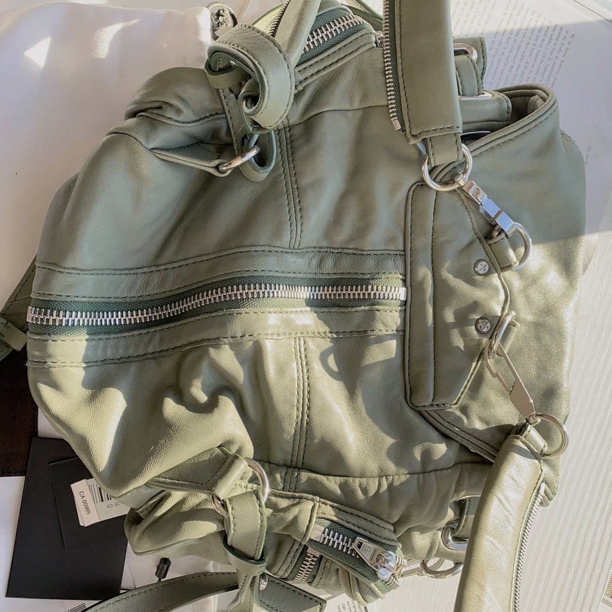 Alexander Wang Marti Leather Backpack