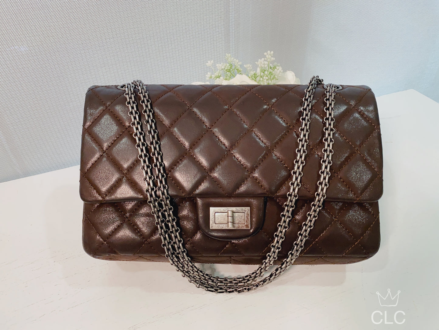 Chanel Reissue 2.55 227 Brown Bag