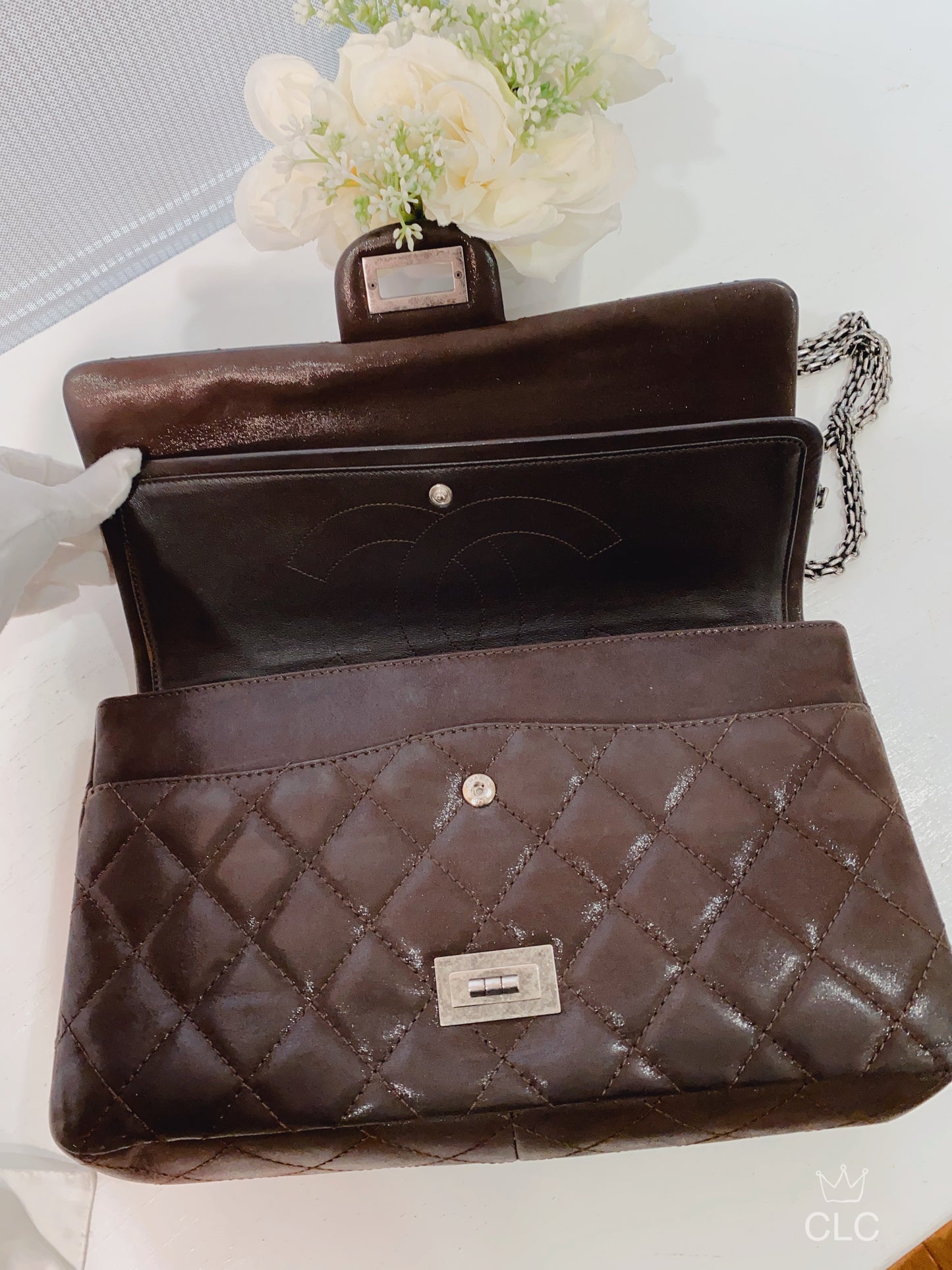 Chanel Reissue 2.55 227 Brown Bag