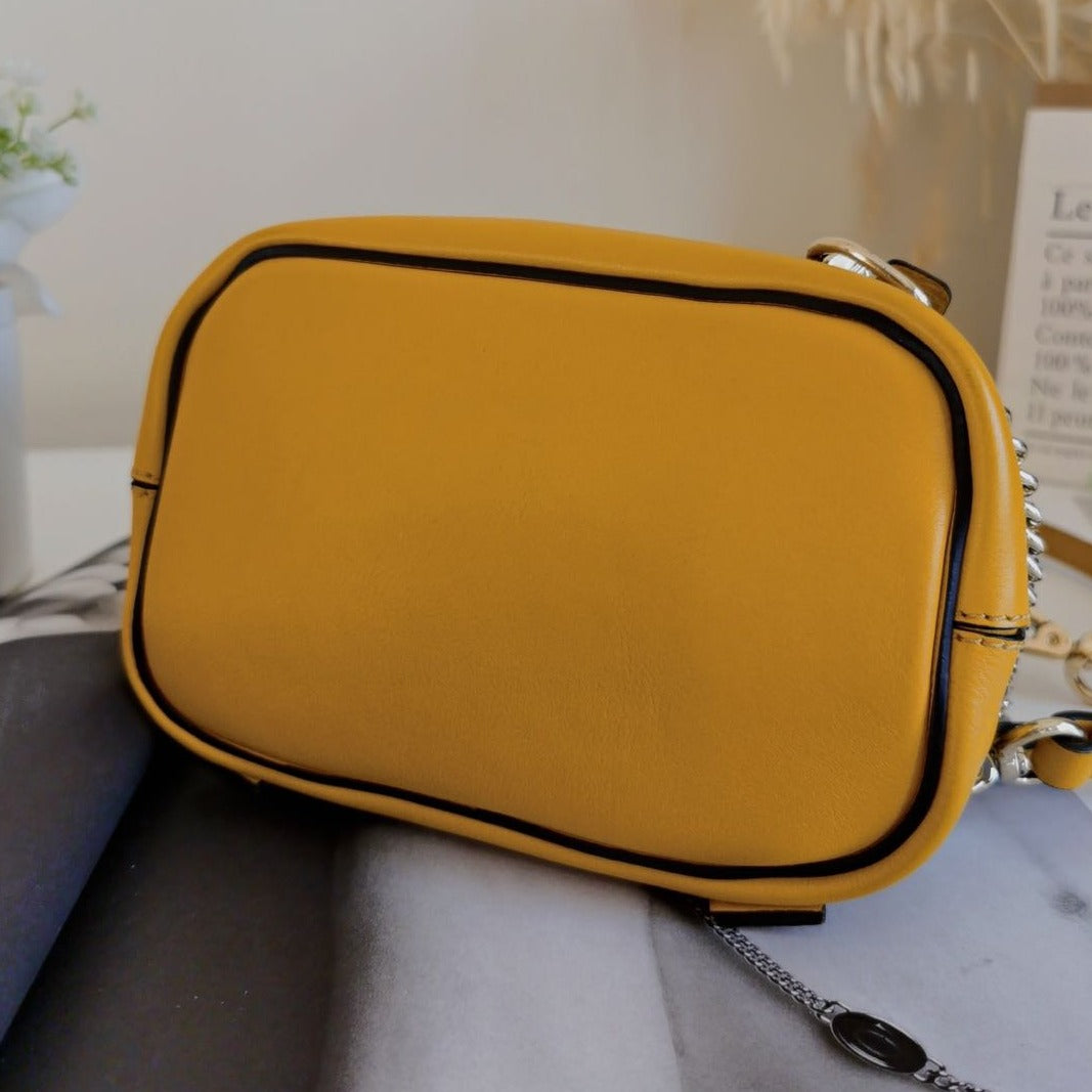 Chloé Mini Faye Backpack Yellow