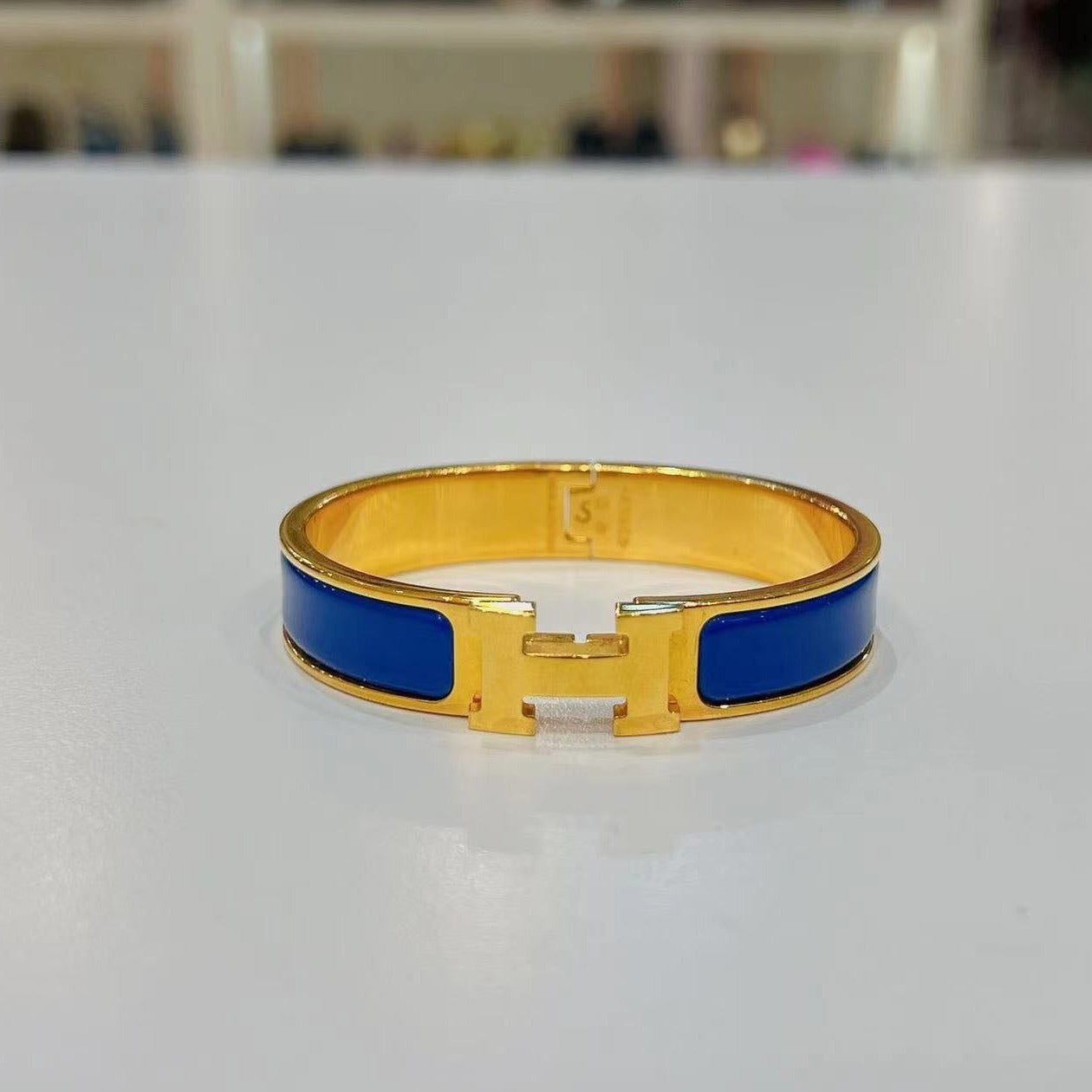 Hermes Clic H Bracelet Royal Blue SizeS