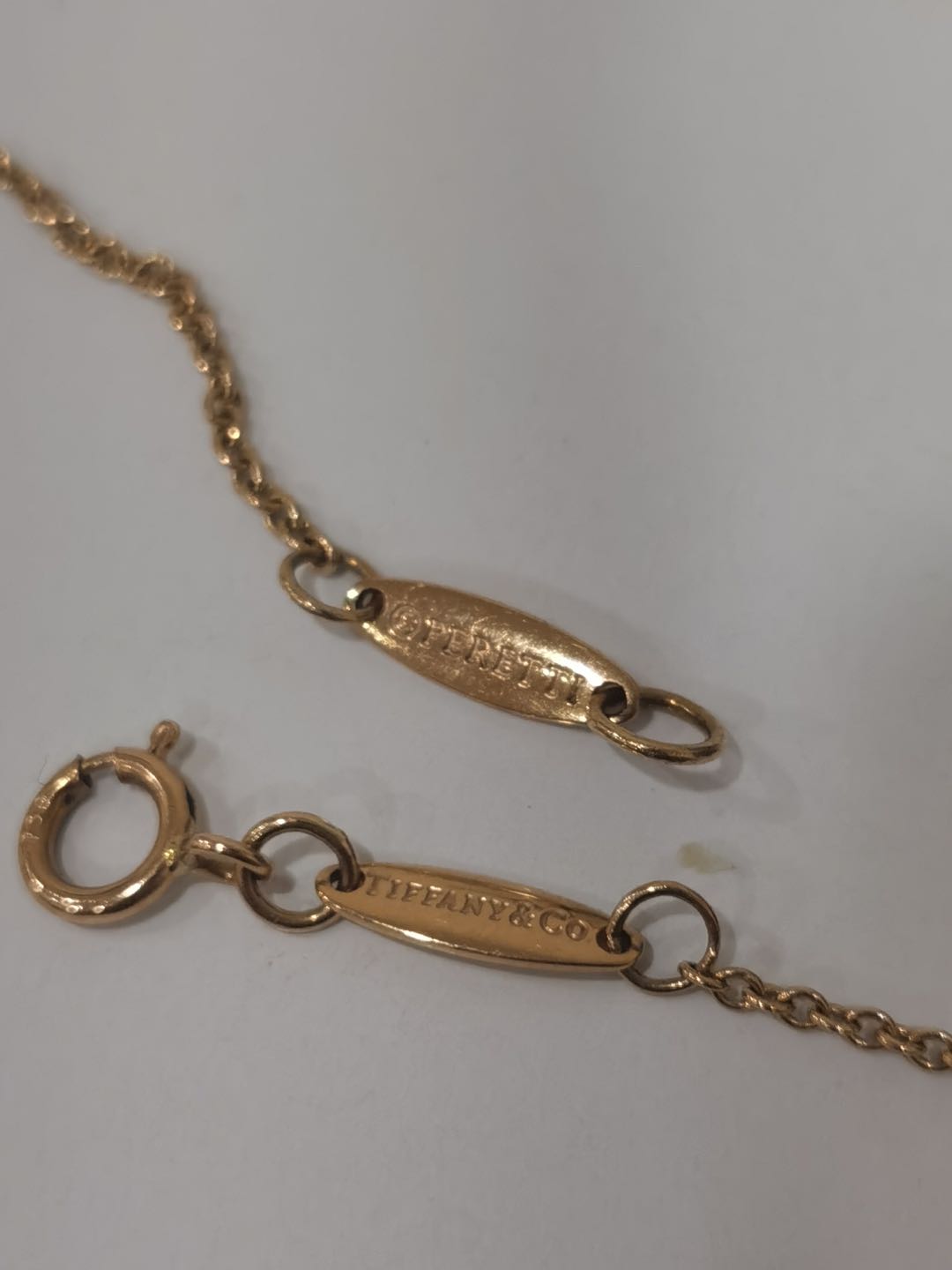 Tiffany 18K Pear-Shaped Diamond Necklace