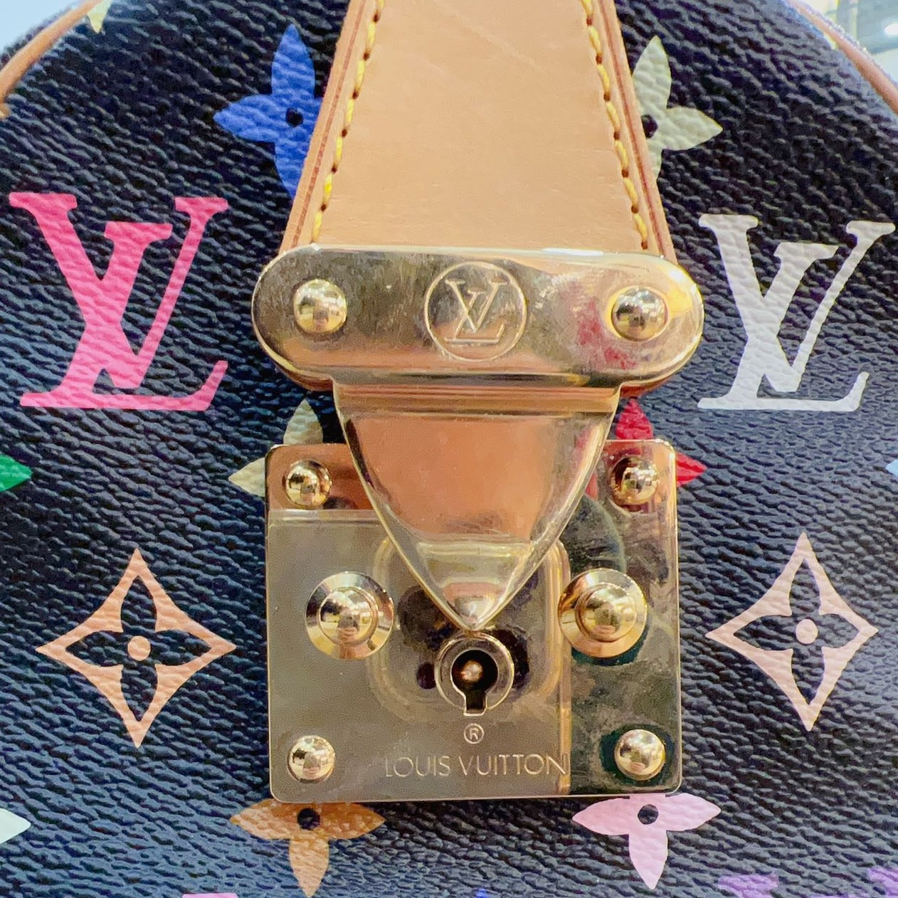 Louis Vuitton Speedy45 Multi-color Bag Lock