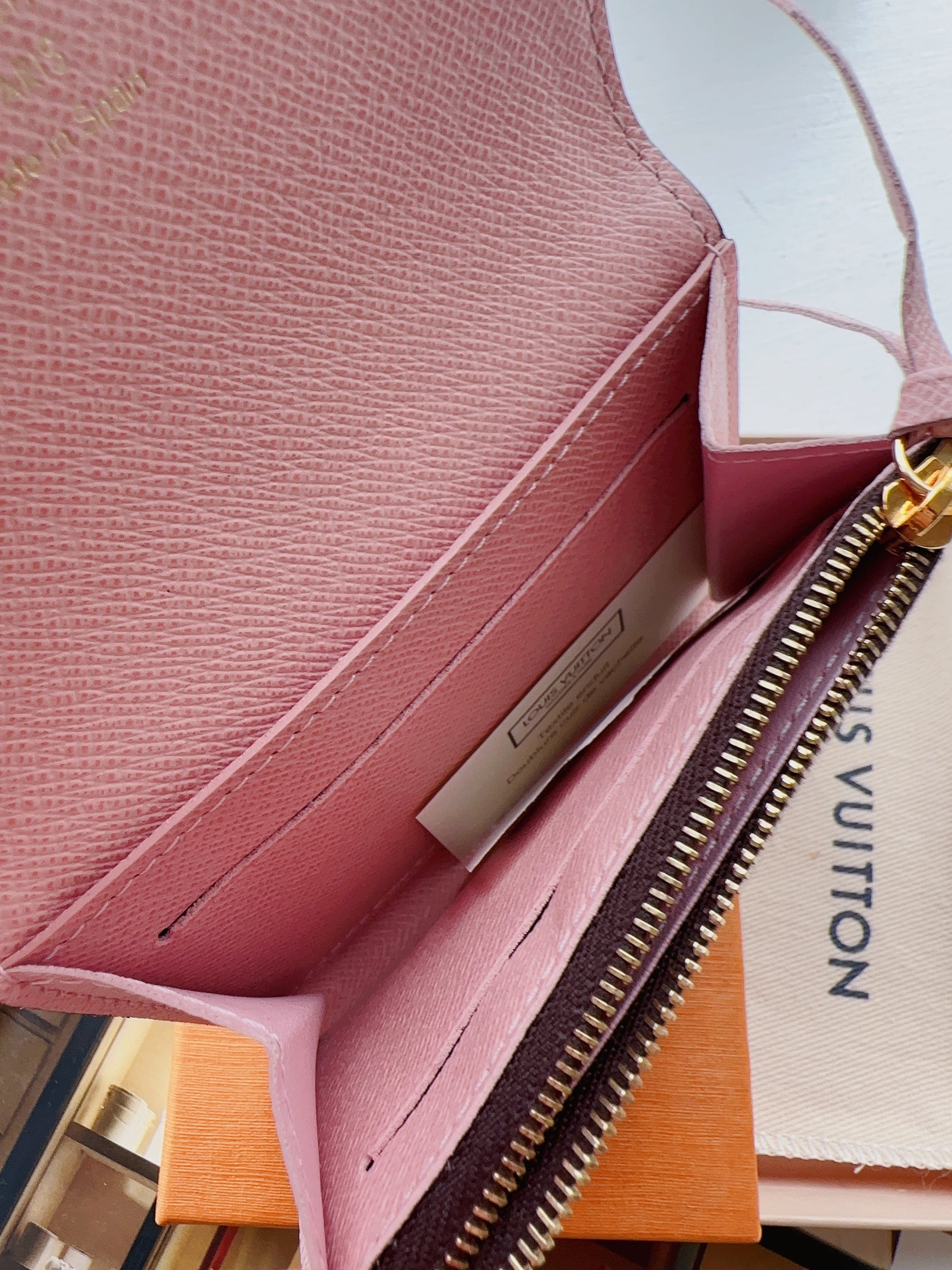 rosalie coin purse pink