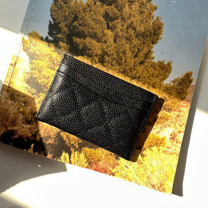 Chanel Caviar Card Holder Gold