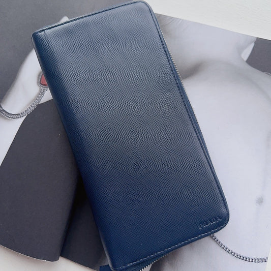 Prada Saffiano Metal Leather Wallet