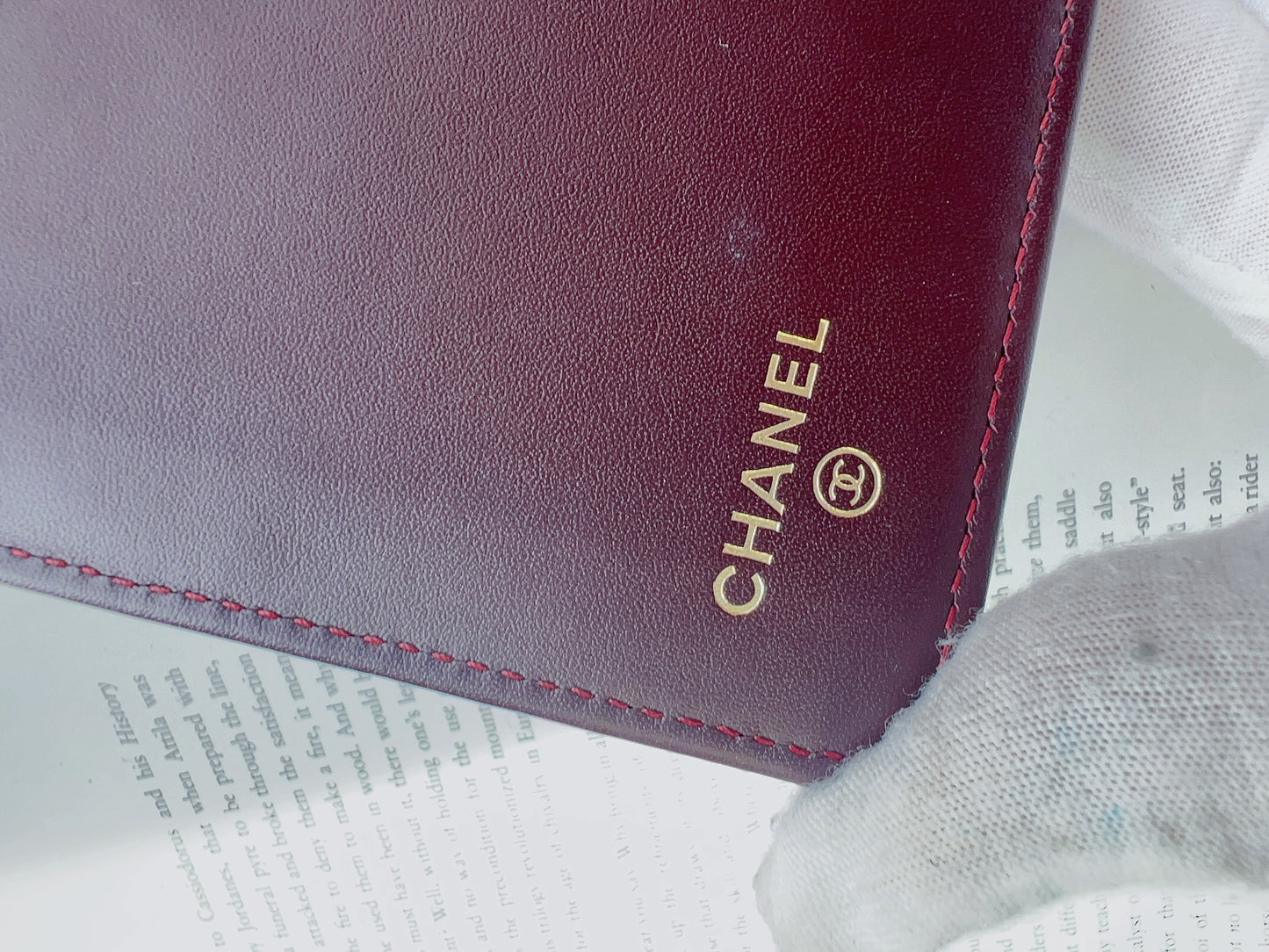 Chanel Caviar Long Flap Wallet Black Gold