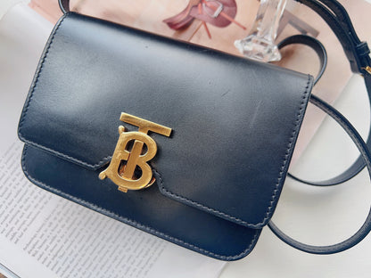 Burberry TB Shoulder Bag Leather