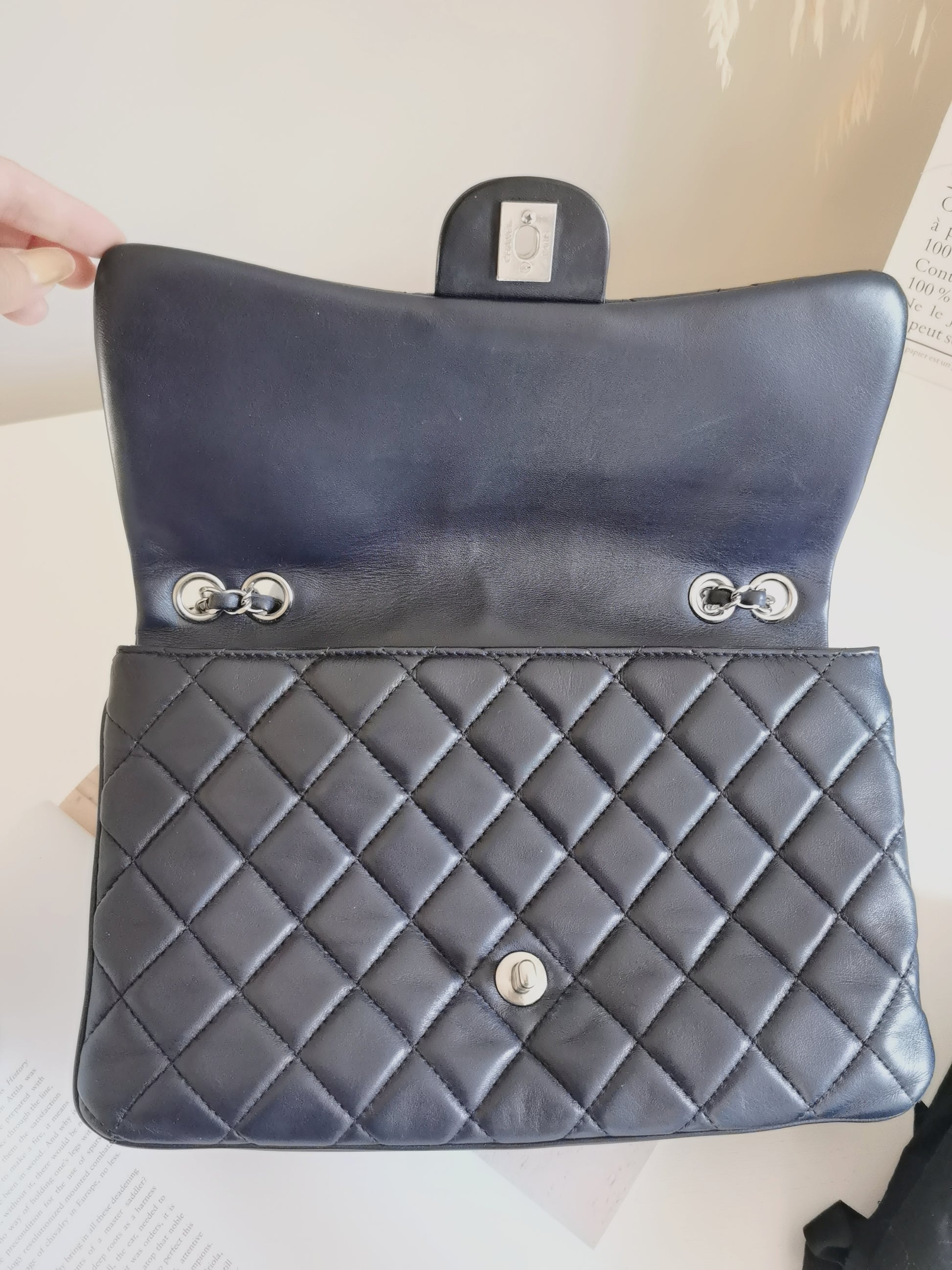 Chanel Flap Bag Dark Blue - luxhub.ca