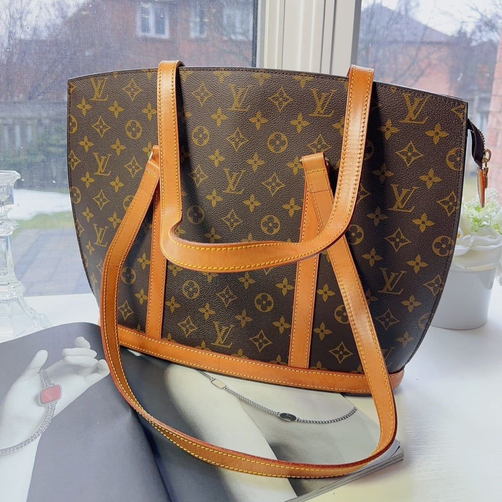 Louis Vuitton Monogram Babylone Zip Tote Shoulder Bag