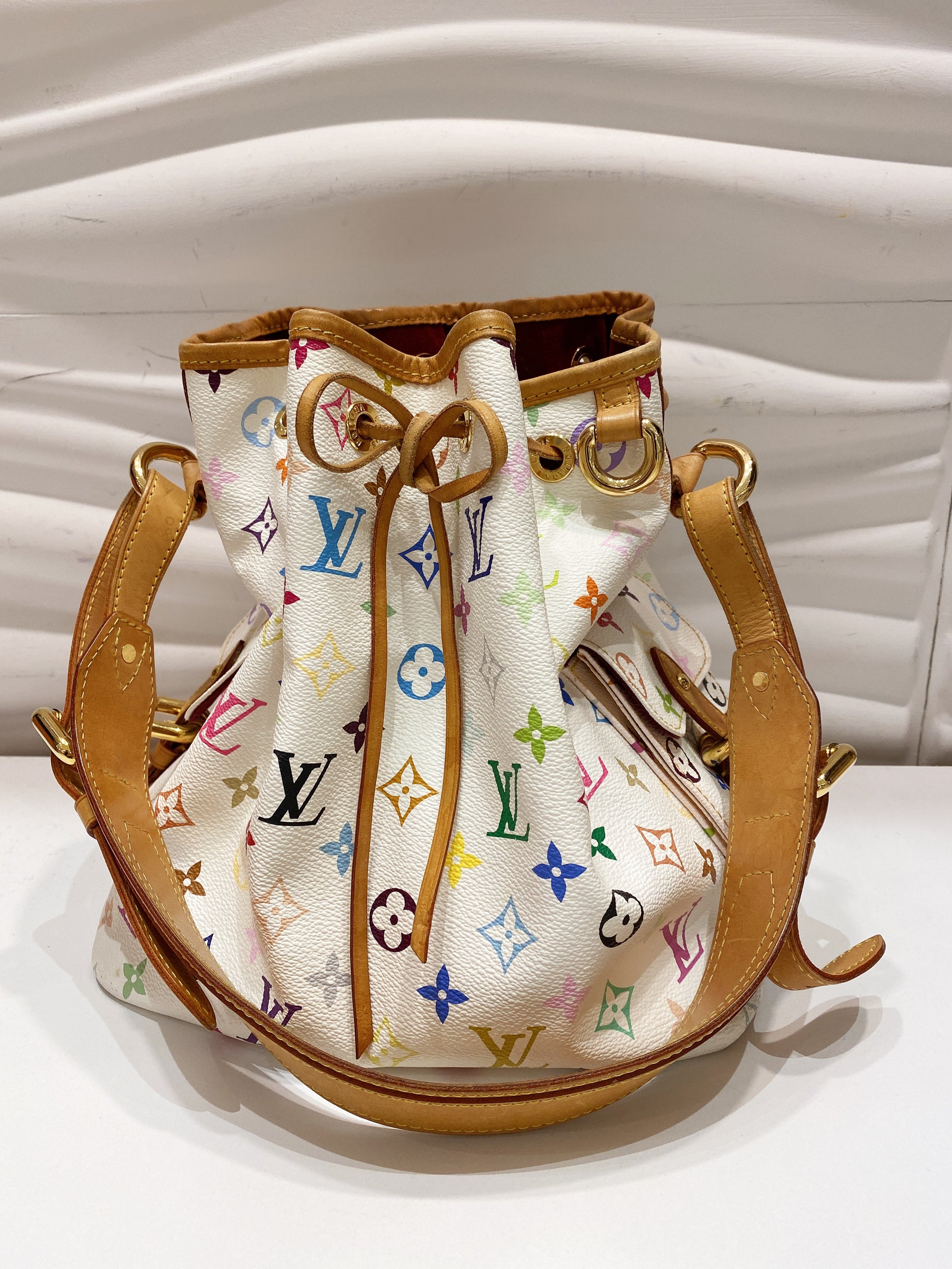Louis Vuitton Monogram Multicolor Petit Noe White Bag - luxhub.ca