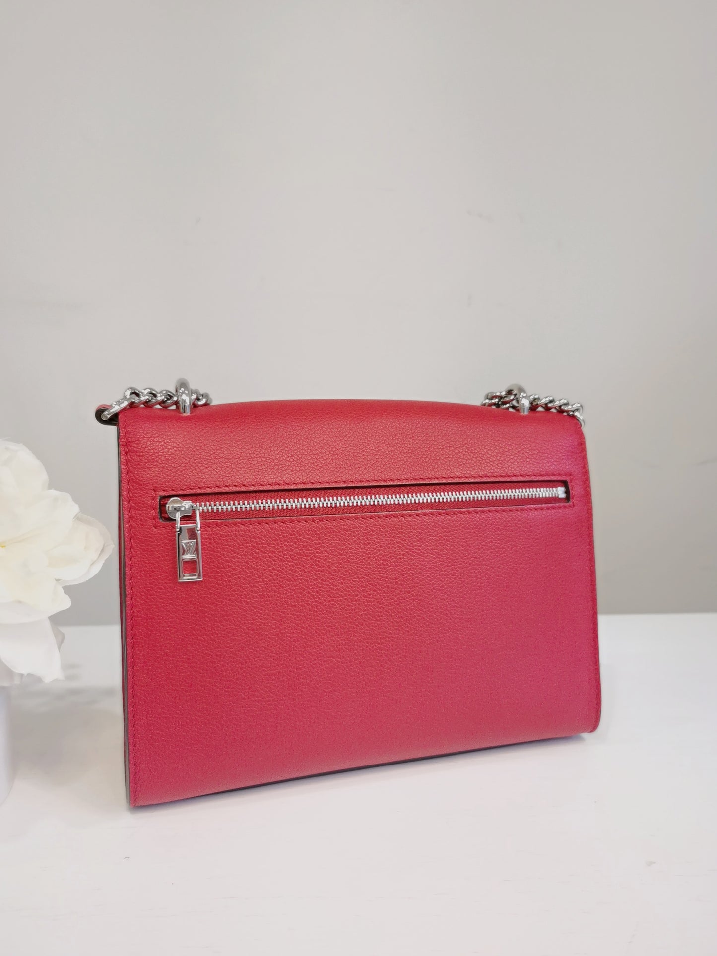 Louis Vuitton Mylockme Chain Bag leather BB Red - luxhub.ca