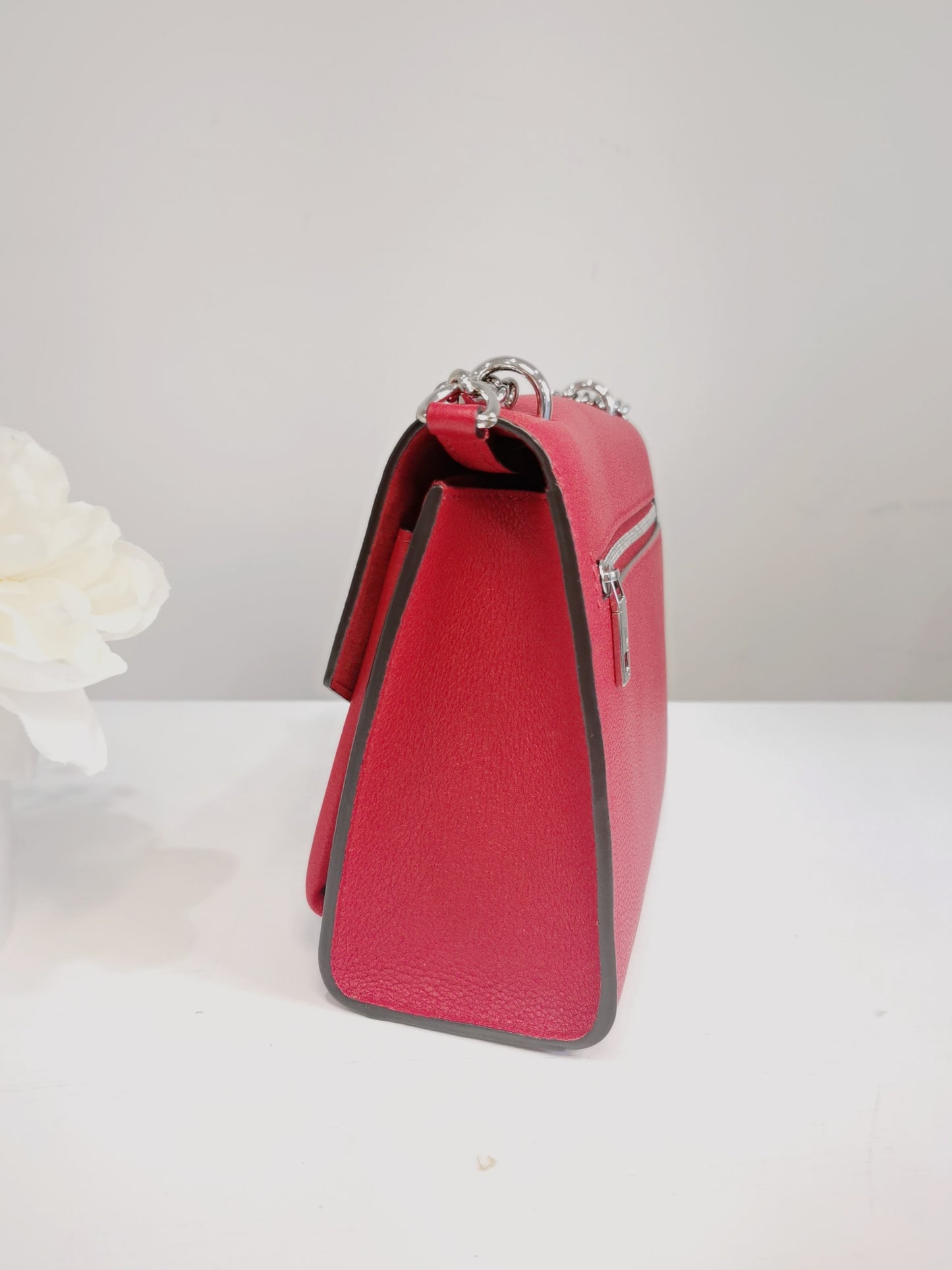 Louis Vuitton Mylockme Chain Bag leather BB Red - luxhub.ca