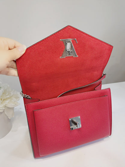 Louis Vuitton Mylockme Chain Bag leather BB Red - luxhub.ca