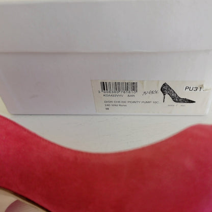 Dior Cherie Pointy Pump Wild Rose Size38