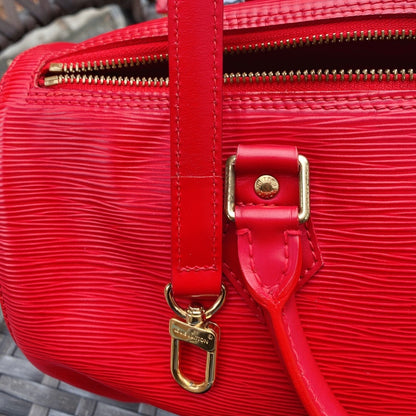 Louis Vuitton Epi Speedy 35 with additional strap - luxhub.ca