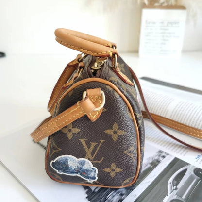Louis Vuitton Monogram Nano Speedy World Tour - luxhub.ca