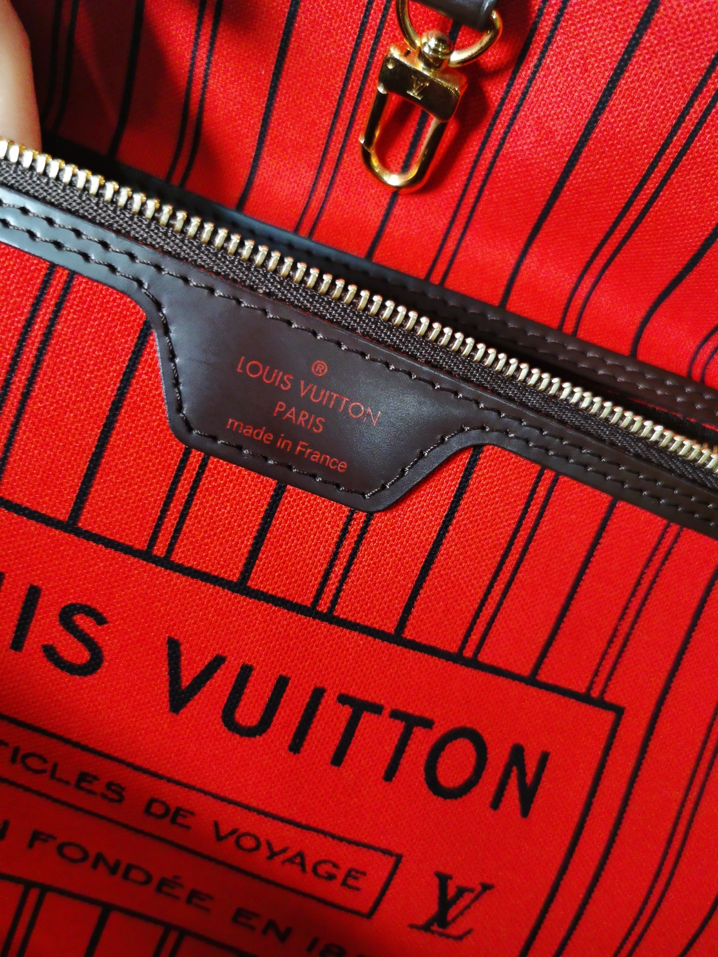 Louis Vuitton Damier Ebene Neo Neverfull GM Bag