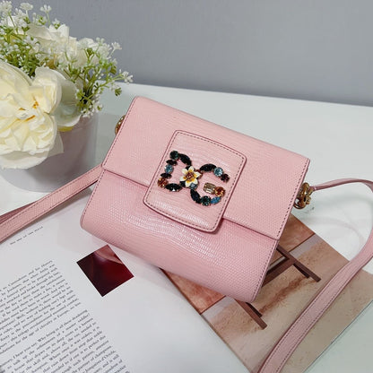 DOLCE & GABBANA DG Millennials mini crossbody bag Rose pink