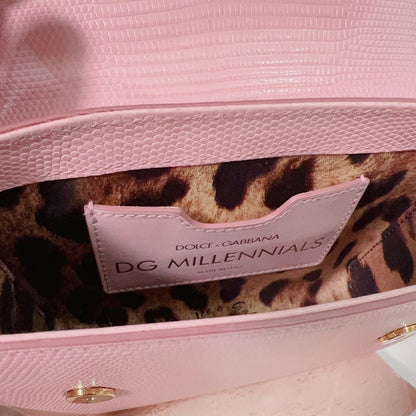 DOLCE & GABBANA DG Millennials mini crossbody bag Rose pink