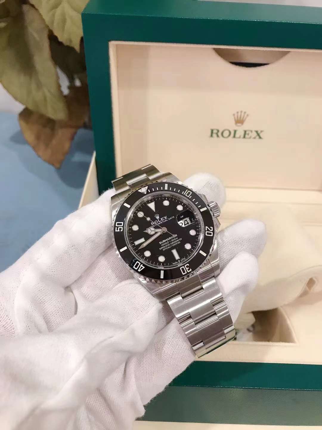 ROLEX CERAMIC DATE SUBMARINER STAINLESS STEEL AUTOMATIC WATCH - luxhub.ca