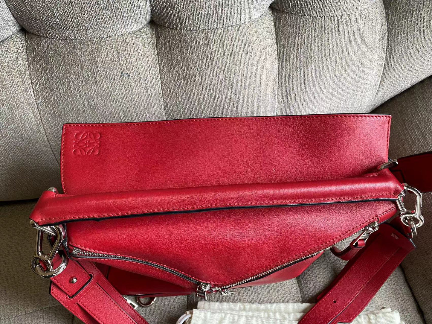 Loewe Puzzle Bag Red - luxhub.ca