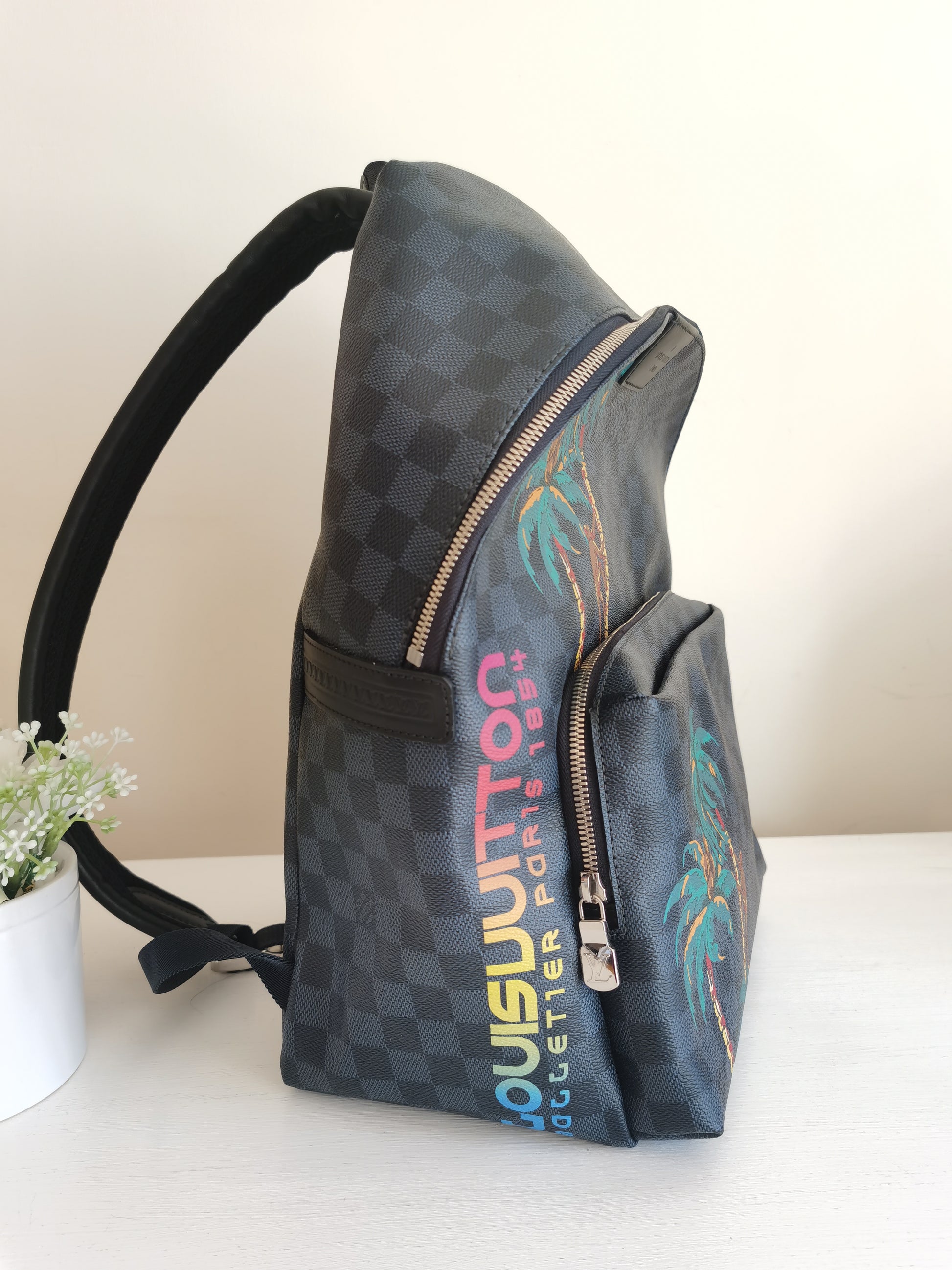 Louis Vuitton Apollo Backpack Limited Edition Damier Cobalt Jungle - luxhub.ca