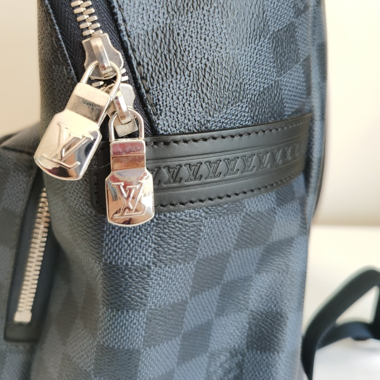 Louis Vuitton Backpack Apollo Latitude Damier Cobalt America's Cup Printed  Blue/Grey/White/Red in Canvas with Metal - US