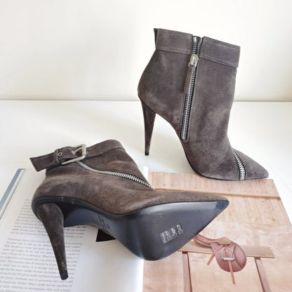 Giuseppe Zanotti Suede Leather Booties