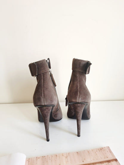 Giuseppe Zanotti Suede Leather Booties