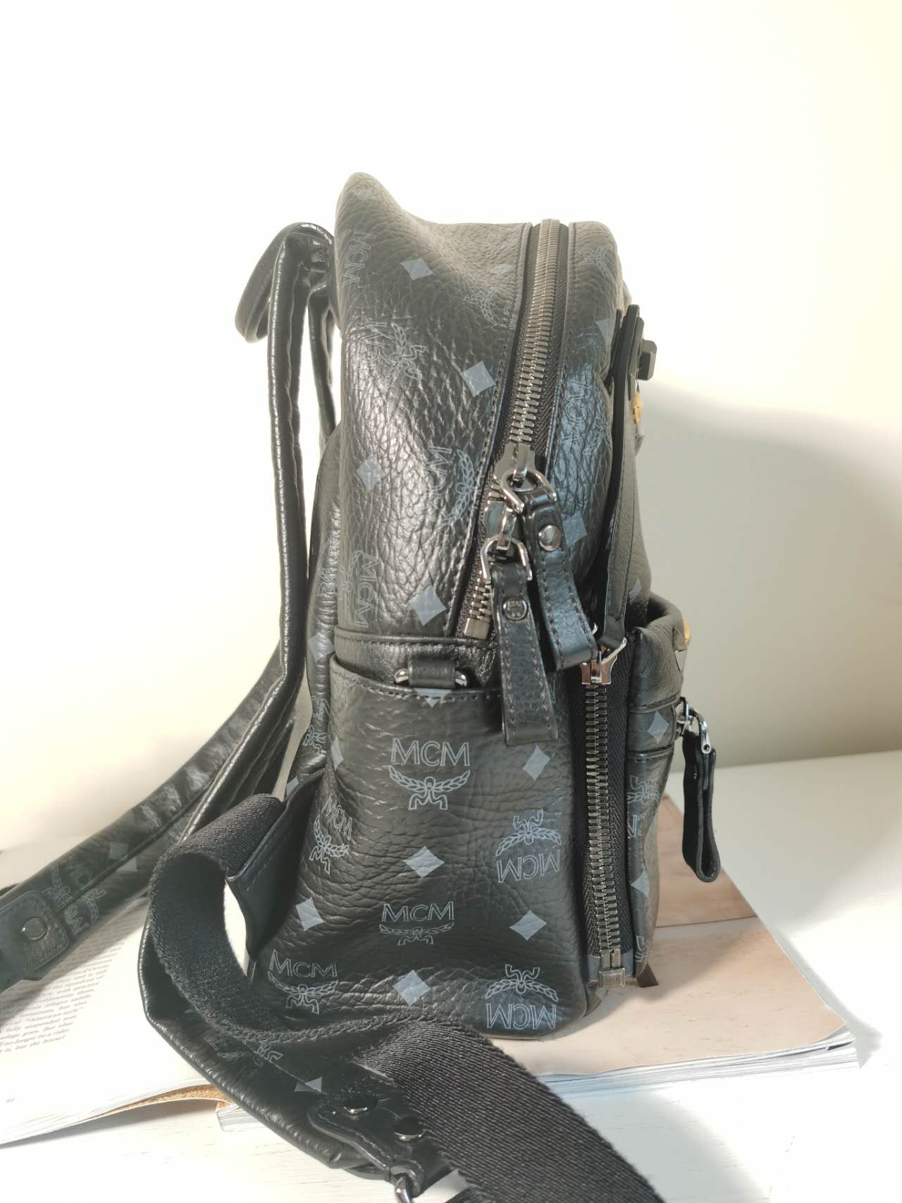 MCM Small Backpack one size Black bag – luxhub.ca