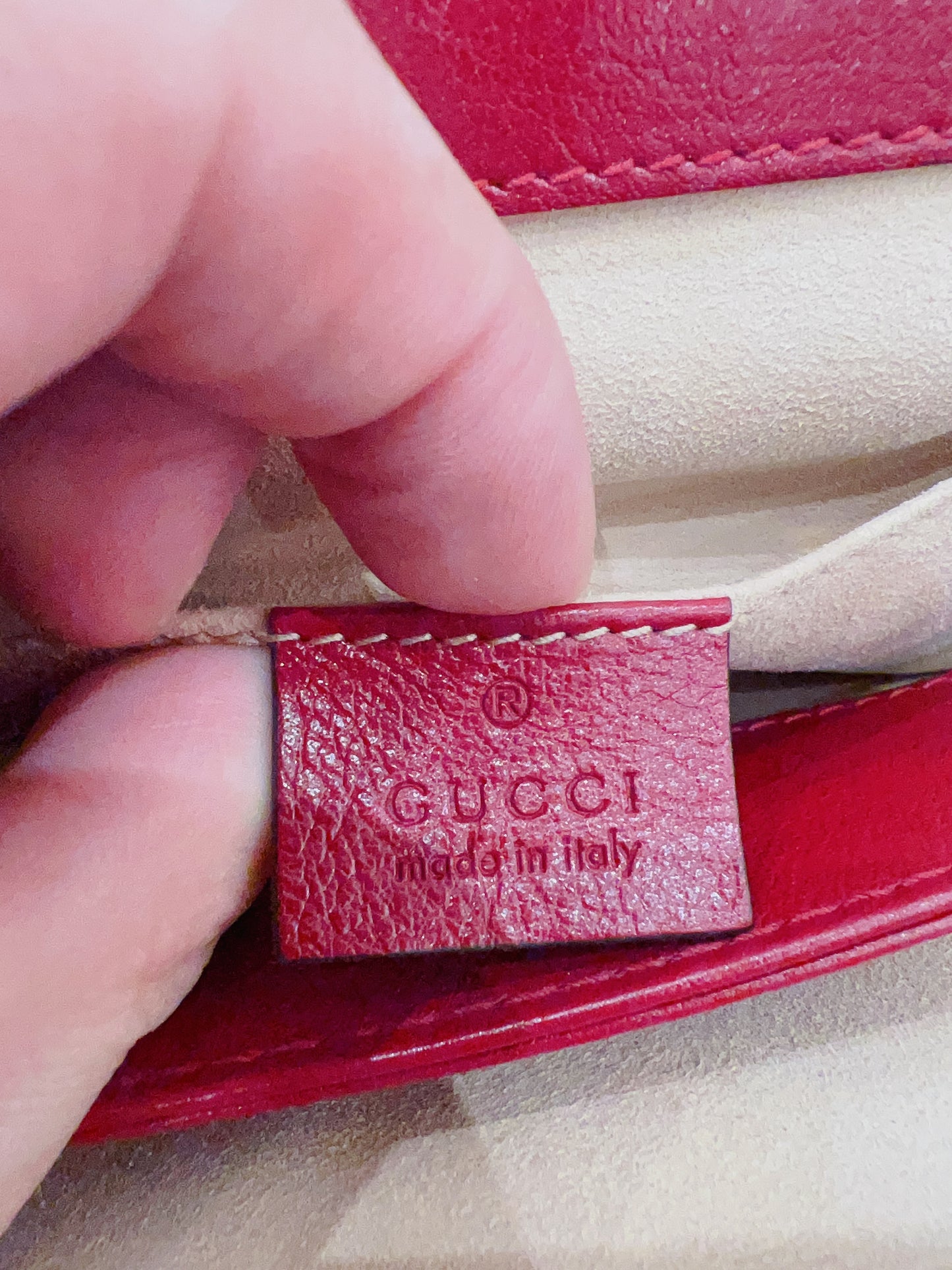 Gucci Suede Ophidia Chain Shoulder Bag